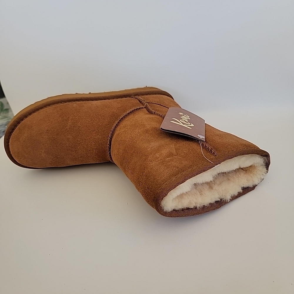 Kemi Women's Classic Bella Short Fashion Winter Boots Genuine suede upper - Picture 4 of 13